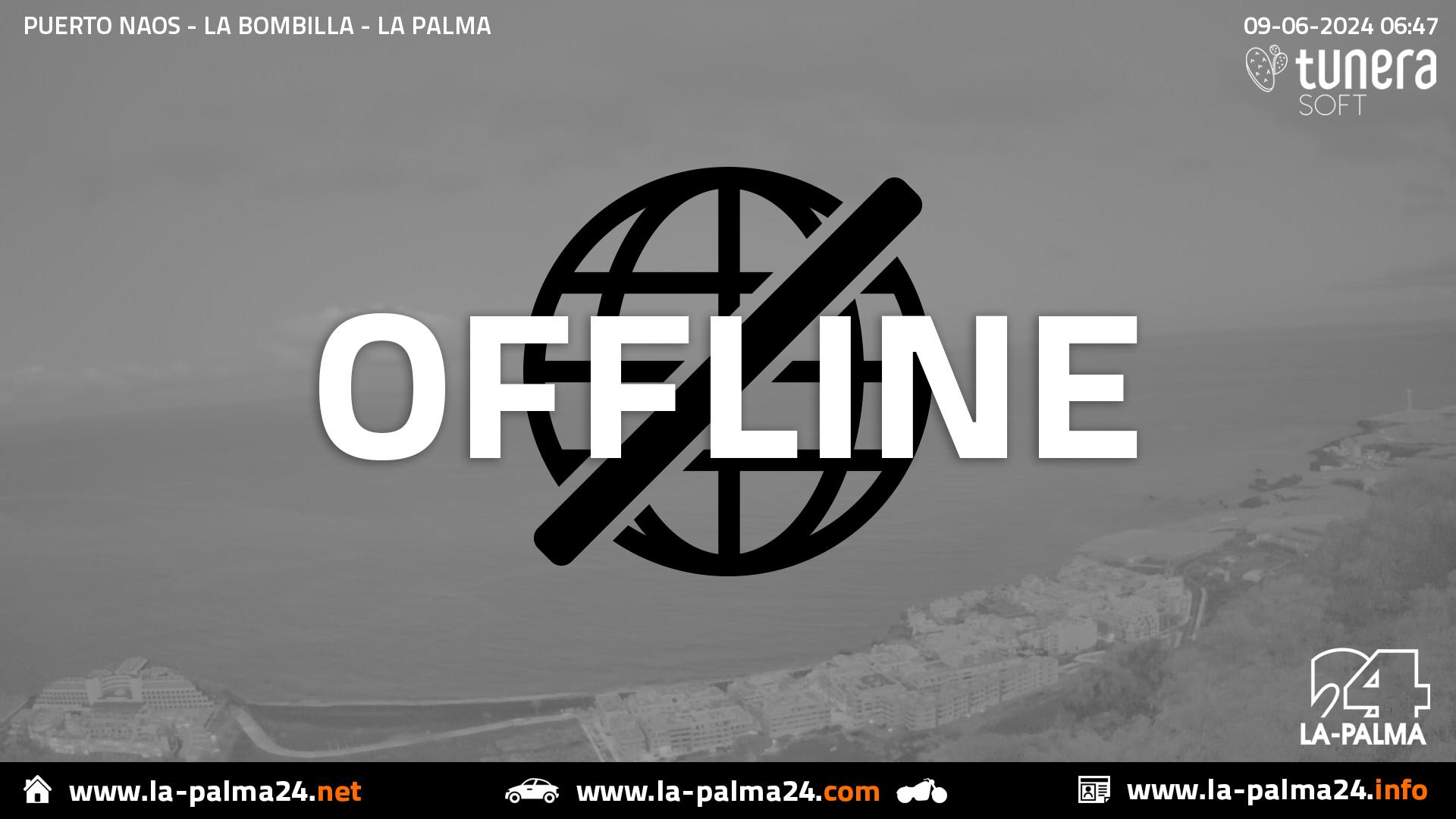 Puerto naos - Bombilla Webcam Live