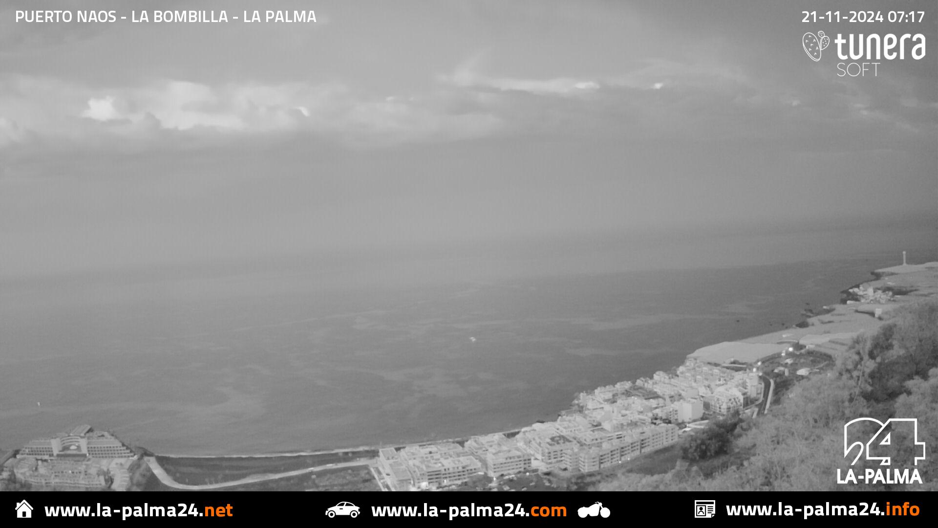 Puerto naos - Bombilla Webcam Live