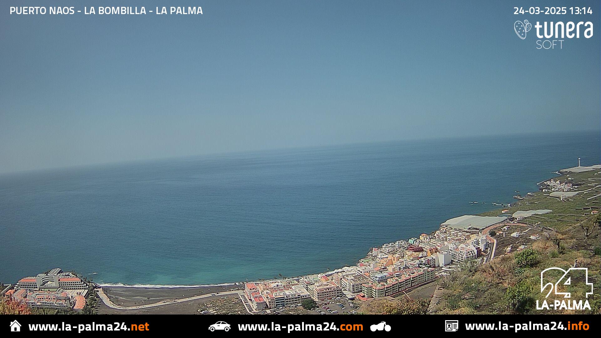 Puerto naos - Bombilla Webcam Live